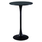 Industrial Iron Bar Table Round Top Indoor 41.3"H Bistro Table with Pedestal Clearhalo 'Bar Furniture' 'Bar Tables' 'bar_tables' 'furn' 'furn_bar_tables' 'Furniture' 'furniture_bar_tables' 'Kitchen & Dining Furniture' 'kitchen&dining_furn' 'kitchen' 4381026