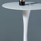 Industrial Iron Bar Table Round Top Indoor 41.3"H Bistro Table with Pedestal Clearhalo 'Bar Furniture' 'Bar Tables' 'bar_tables' 'furn' 'furn_bar_tables' 'Furniture' 'furniture_bar_tables' 'Kitchen & Dining Furniture' 'kitchen&dining_furn' 'kitchen' 4381029