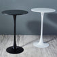 Industrial Iron Bar Table Round Top Indoor 41.3"H Bistro Table with Pedestal Clearhalo 'Bar Furniture' 'Bar Tables' 'bar_tables' 'furn' 'furn_bar_tables' 'Furniture' 'furniture_bar_tables' 'Kitchen & Dining Furniture' 'kitchen&dining_furn' 'kitchen' 4381035
