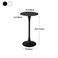 Industrial Iron Bar Table Round Top Indoor 41.3"H Bistro Table with Pedestal Clearhalo 'Bar Furniture' 'Bar Tables' 'bar_tables' 'furn' 'furn_bar_tables' 'Furniture' 'furniture_bar_tables' 'Kitchen & Dining Furniture' 'kitchen&dining_furn' 'kitchen' 4381037