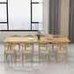 Solid Wood Contemporary Rectangular Dining Table Natural Wood Top Table with 4 Legs Clearhalo ' dining_table' 'Dining Tables & Seating' 'Dining Tables' 'furn' 'furn_dining_table' 'Furniture' 'furniture_dining_table' 'Kitchen & Dining Furniture' 'kitchen&dining_furn' 'kitchen' 'kitchen_dining_table' 4381183