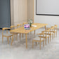 Solid Wood Contemporary Rectangular Dining Table Natural Wood Top Table with 4 Legs Clearhalo ' dining_table' 'Dining Tables & Seating' 'Dining Tables' 'furn' 'furn_dining_table' 'Furniture' 'furniture_dining_table' 'Kitchen & Dining Furniture' 'kitchen&dining_furn' 'kitchen' 'kitchen_dining_table' 4381184