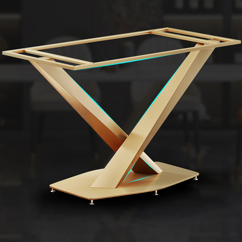 Traditional Luxury Dining Table Rectangle Sintered Stone Table with Pedestal Base Clearhalo ' dining_table' 'Dining Tables & Seating' 'Dining Tables' 'furn' 'furn_dining_table' 'Furniture' 'furniture_dining_table' 'Kitchen & Dining Furniture' 'kitchen&dining_furn' 'kitchen' 'kitchen_dining_table' 4381240