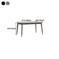 Traditional Luxury Rectangular Dining Table Rubberwood Dining Table with 4 Legs Clearhalo ' dining_table' 'Dining Tables & Seating' 'Dining Tables' 'furn' 'furn_dining_table' 'Furniture' 'furniture_dining_table' 'Kitchen & Dining Furniture' 'kitchen&dining_furn' 'kitchen' 'kitchen_dining_table' 4381258