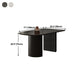 Solid Wood Contemporary Double Pedestal Dining Table Sintered Stone Table for Dining Room Clearhalo ' dining_table' 'Dining Tables & Seating' 'Dining Tables' 'furn' 'furn_dining_table' 'Furniture' 'furniture_dining_table' 'Kitchen & Dining Furniture' 'kitchen&dining_furn' 'kitchen' 'kitchen_dining_table' 4381311