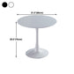 Modern Artificial Wooden Dining Table Round Table with Metal Pedestal Base Clearhalo ' dining_table' 'Dining Tables & Seating' 'Dining Tables' 'furn' 'furn_dining_table' 'Furniture' 'furniture_dining_table' 'Kitchen & Dining Furniture' 'kitchen&dining_furn' 'kitchen' 'kitchen_dining_table' 4381323