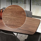 Industrial Metal Rectangle Dining Table Walnut Wood Top Table for Kitchen Clearhalo ' dining_table' 'Dining Tables & Seating' 'Dining Tables' 'furn' 'furn_dining_table' 'Furniture' 'furniture_dining_table' 'Kitchen & Dining Furniture' 'kitchen&dining_furn' 'kitchen' 'kitchen_dining_table' 4381329