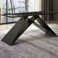 Industrial Metal Rectangle Dining Table Walnut Wood Top Table for Kitchen Clearhalo ' dining_table' 'Dining Tables & Seating' 'Dining Tables' 'furn' 'furn_dining_table' 'Furniture' 'furniture_dining_table' 'Kitchen & Dining Furniture' 'kitchen&dining_furn' 'kitchen' 'kitchen_dining_table' 4381332