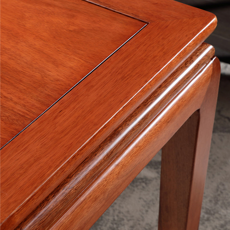 Solid Wood Mid-Century Modern Rectangle Dining Table Brown Table for Dining Room Clearhalo ' dining_table' 'Dining Tables & Seating' 'Dining Tables' 'furn' 'furn_dining_table' 'Furniture' 'furniture_dining_table' 'Kitchen & Dining Furniture' 'kitchen&dining_furn' 'kitchen' 'kitchen_dining_table' 4381344