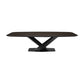 Metal Industrial Dining Table Solid Wood Top Table with Pedestal Base Clearhalo ' dining_table' 'Dining Tables & Seating' 'Dining Tables' 'furn' 'furn_dining_table' 'Furniture' 'furniture_dining_table' 'Kitchen & Dining Furniture' 'kitchen&dining_furn' 'kitchen' 'kitchen_dining_table' 4381351