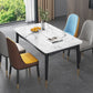 Midcentury Style Dining Room Collection Rectangle 4 Legs Furniture for Home Clearhalo ' dining_table' 'Dining Tables & Seating' 'Dining Tables' 'furn' 'furn_dining_table' 'Furniture' 'furniture_dining_table' 'Kitchen & Dining Furniture' 'kitchen&dining_furn' 'kitchen' 'kitchen_dining_table' 4381403