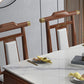 Stone Dining Room Collection Midcentury Style Rectangle 4 Legs Furniture for Home Clearhalo ' dining_table' 'Dining Tables & Seating' 'Dining Tables' 'furn' 'furn_dining_table' 'Furniture' 'furniture_dining_table' 'Kitchen & Dining Furniture' 'kitchen&dining_furn' 'kitchen' 'kitchen_dining_table' 4381426