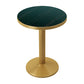 Metal Traditional Luxury Table Manufactured Wood Table with Pedestal Base Round Black 23.6"L x 23.6"W x 29.5"H Clearhalo ' dining_table' 'Dining Tables & Seating' 'Dining Tables' 'furn' 'furn_dining_table' 'Furniture' 'furniture_dining_table' 'Kitchen & Dining Furniture' 'kitchen&dining_furn' 'kitchen' 'kitchen_dining_table' 4381442