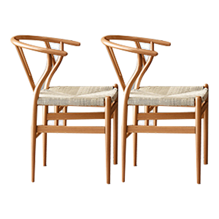 1/2/5/6 Pcs Pine Wood Modern Dining Room Set with Rectangle Table Dinette Set 2 Brown Chairs Clearhalo 'Dining Room Sets' 'Dining Tables & Seating' 'dining_room_set' 'furn' 'furn_dining_room_set' 'Furniture' 'furniture_dining_room_set' 'Kitchen & Dining Furniture' 'kitchen&dining_furn' 'kitchen' 4381461