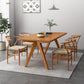 1/2/5/6 Pcs Pine Wood Modern Dining Room Set with Rectangle Table Dinette Set Clearhalo 'Dining Room Sets' 'Dining Tables & Seating' 'dining_room_set' 'furn' 'furn_dining_room_set' 'Furniture' 'furniture_dining_room_set' 'Kitchen & Dining Furniture' 'kitchen&dining_furn' 'kitchen' 4381468