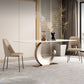 Nordic 1/3/4/6/7 Pieces Dining Set Sintered Stone Rectangle Table with Leather Chairs 3 Pieces: Table, 2 Chairs Clearhalo 'Dining Room Sets' 'Dining Tables & Seating' 'dining_room_set' 'furn' 'furn_dining_room_set' 'Furniture' 'furniture_dining_room_set' 'Kitchen & Dining Furniture' 'kitchen&dining_furn' 'kitchen' 4381479
