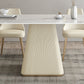 Nordic 1/2/5/7 Pieces Dining Set Sintered Stone White Table with Leather Chairs Dining Set Clearhalo 'Dining Room Sets' 'Dining Tables & Seating' 'dining_room_set' 'furn' 'furn_dining_room_set' 'Furniture' 'furniture_dining_room_set' 'Kitchen & Dining Furniture' 'kitchen&dining_furn' 'kitchen' 4381522