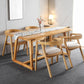 Modern 1/2/3/5 Pieces Dining Set Rectangle Dining Room Table Set 5 Pieces: Table, 4 Chairs Clearhalo 'Dining Room Sets' 'Dining Tables & Seating' 'dining_room_set' 'furn' 'furn_dining_room_set' 'Furniture' 'furniture_dining_room_set' 'Kitchen & Dining Furniture' 'kitchen&dining_furn' 'kitchen' 4381534