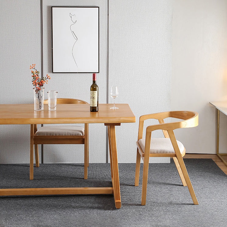 Modern 1/2/3/5 Pieces Dining Set Rectangle Dining Room Table Set Clearhalo 'Dining Room Sets' 'Dining Tables & Seating' 'dining_room_set' 'furn' 'furn_dining_room_set' 'Furniture' 'furniture_dining_room_set' 'Kitchen & Dining Furniture' 'kitchen&dining_furn' 'kitchen' 4381545