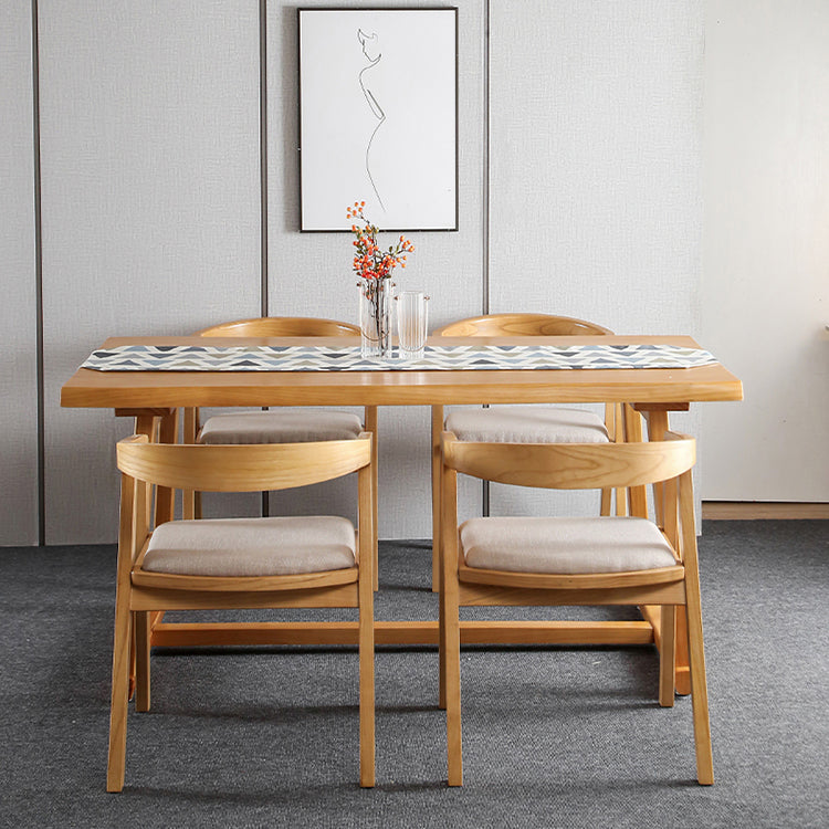 Modern 1/2/3/5 Pieces Dining Set Rectangle Dining Room Table Set Clearhalo 'Dining Room Sets' 'Dining Tables & Seating' 'dining_room_set' 'furn' 'furn_dining_room_set' 'Furniture' 'furniture_dining_room_set' 'Kitchen & Dining Furniture' 'kitchen&dining_furn' 'kitchen' 4381546