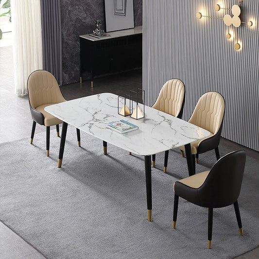 1/2/4/5/7 Pieces Modern Dining Room Set with Rectangle Table Dining Set Clearhalo 'Dining Room Sets' 'Dining Tables & Seating' 'dining_room_set' 'furn' 'furn_dining_room_set' 'Furniture' 'furniture_dining_room_set' 'Kitchen & Dining Furniture' 'kitchen&dining_furn' 'kitchen' 4381607