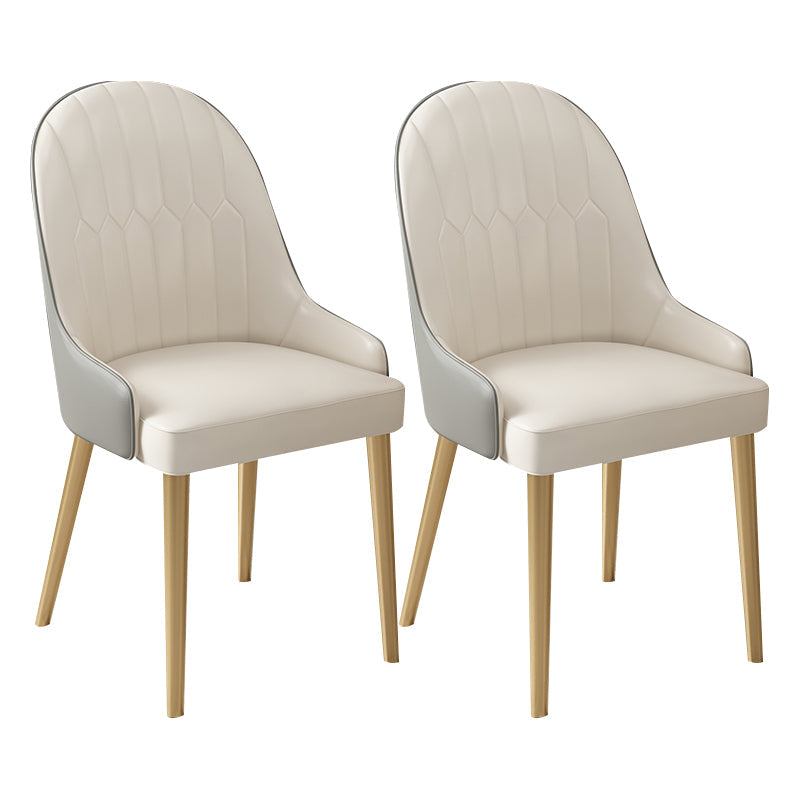 Luxury 1/2/5/7 Pieces Dining Set with Sintered Stone White Table Dining Furniture Set 2 Beige Chairs Clearhalo 'Dining Room Sets' 'Dining Tables & Seating' 'dining_room_set' 'furn' 'furn_dining_room_set' 'Furniture' 'furniture_dining_room_set' 'Kitchen & Dining Furniture' 'kitchen&dining_furn' 'kitchen' 4381619