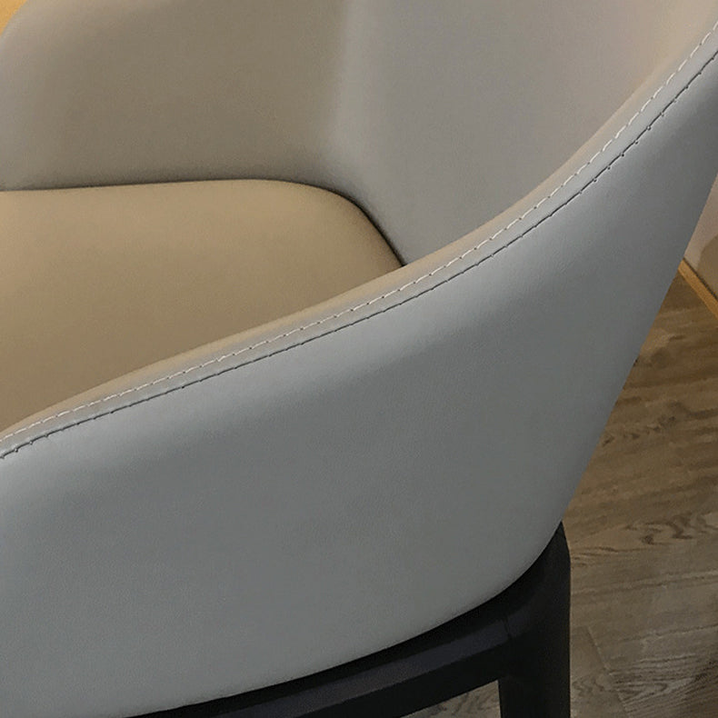 Indoor Industrial Side Chair Solid Back Wood Upholstered Dining Room Chair Clearhalo ' kitchen&dining_furn' 'Dining Chairs' 'Dining Tables & Seating' 'dining_chair' 'furn' 'furn_dining_chair' 'Furniture' 'furniture_dining_chair' 'Kitchen & Dining Furniture' 'kitchen' 4381739