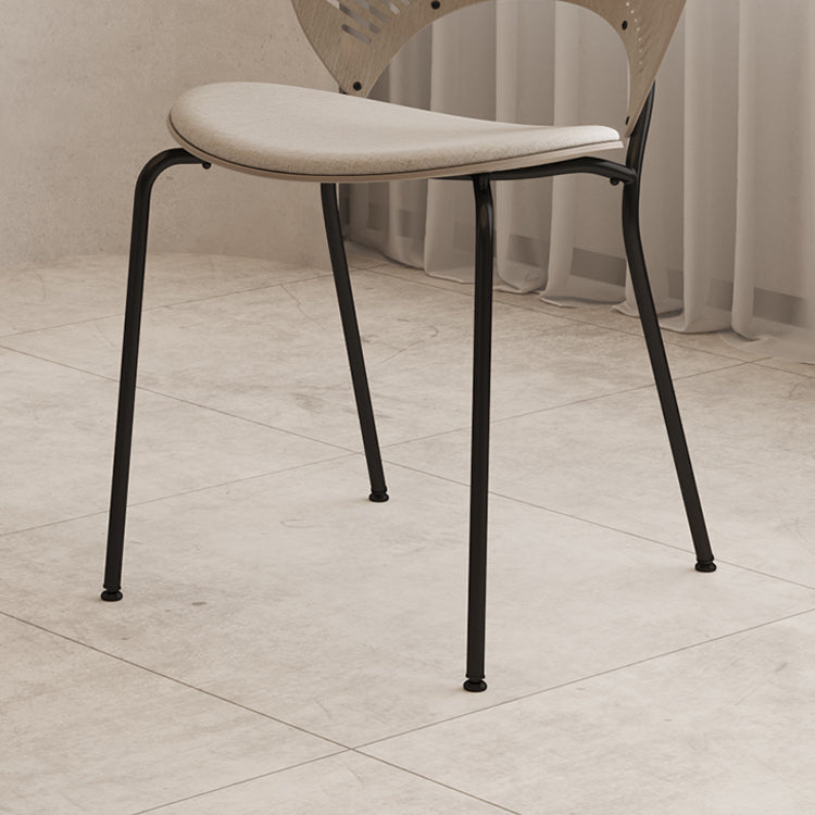 Modern Dining Armless Chairs Indoor Dining Side Chairs with Metal Legs Clearhalo ' kitchen&dining_furn' 'Dining Chairs' 'Dining Tables & Seating' 'dining_chair' 'furn' 'furn_dining_chair' 'Furniture' 'furniture_dining_chair' 'Kitchen & Dining Furniture' 'kitchen' 4381770