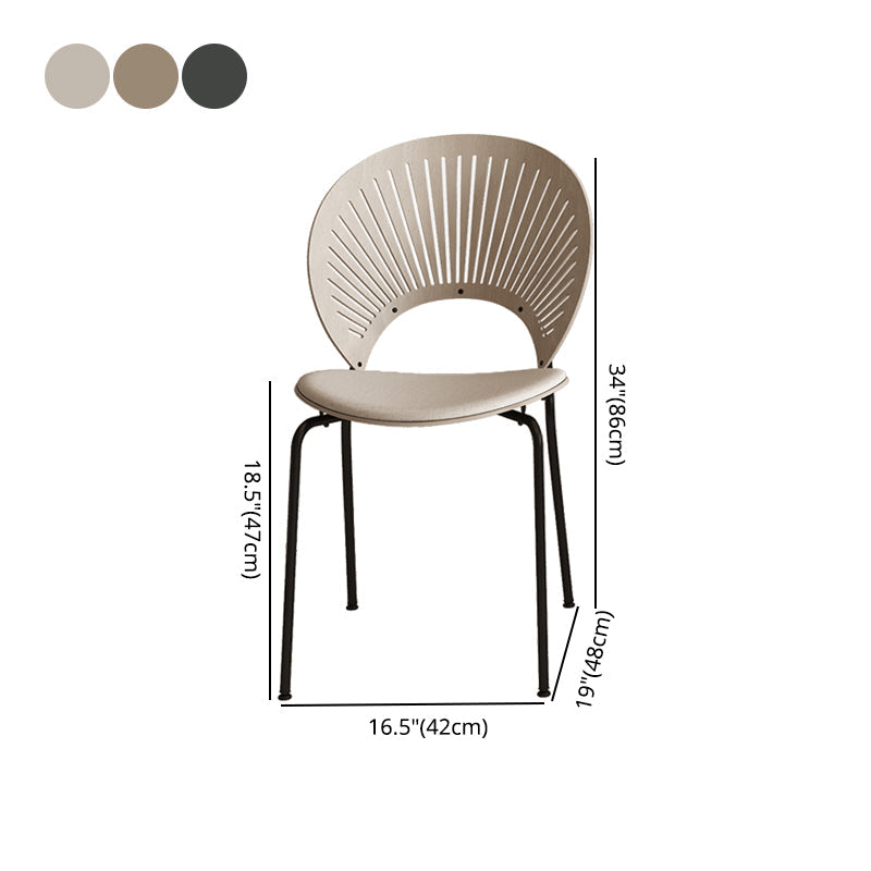 Modern Dining Armless Chairs Indoor Dining Side Chairs with Metal Legs Clearhalo ' kitchen&dining_furn' 'Dining Chairs' 'Dining Tables & Seating' 'dining_chair' 'furn' 'furn_dining_chair' 'Furniture' 'furniture_dining_chair' 'Kitchen & Dining Furniture' 'kitchen' 4381774