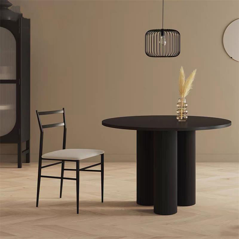 Upholstered Armless Dining Chairs Ladder Back Side Chairs with Metal Legs Clearhalo ' kitchen&dining_furn' 'Dining Chairs' 'Dining Tables & Seating' 'dining_chair' 'furn' 'furn_dining_chair' 'Furniture' 'furniture_dining_chair' 'Kitchen & Dining Furniture' 'kitchen' 4381777