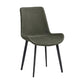 Upholstered Leather Armless Dining Chairs Solid Back Side Chairs with Metal Legs Clearhalo ' kitchen&dining_furn' 'Dining Chairs' 'Dining Tables & Seating' 'dining_chair' 'furn' 'furn_dining_chair' 'Furniture' 'furniture_dining_chair' 'Kitchen & Dining Furniture' 'kitchen' 4381793