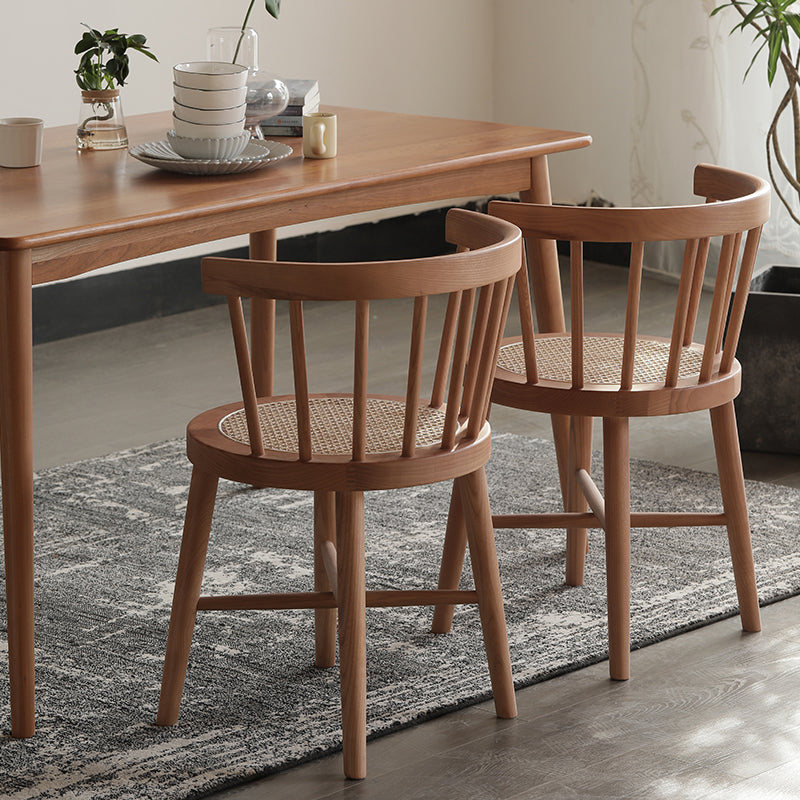 Traditional Wood Dining Armless Chairs Windsor Back Side Chairs for Home Use Clearhalo ' kitchen&dining_furn' 'Dining Chairs' 'Dining Tables & Seating' 'dining_chair' 'furn' 'furn_dining_chair' 'Furniture' 'furniture_dining_chair' 'Kitchen & Dining Furniture' 'kitchen' 4381826