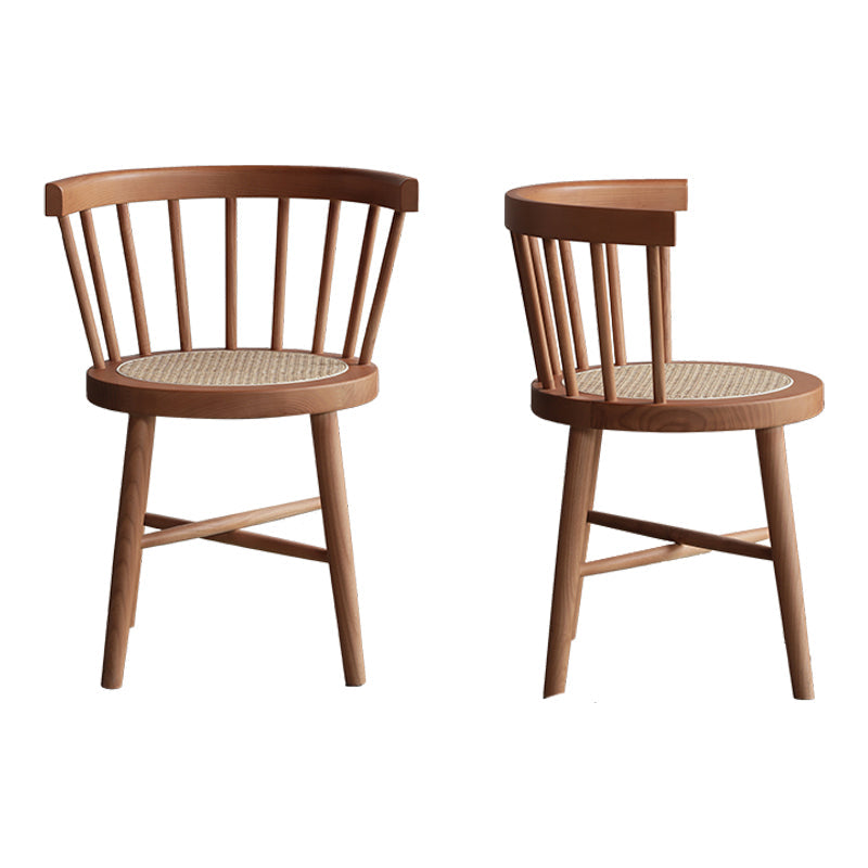 Traditional Wood Dining Armless Chairs Windsor Back Side Chairs for Home Use Clearhalo ' kitchen&dining_furn' 'Dining Chairs' 'Dining Tables & Seating' 'dining_chair' 'furn' 'furn_dining_chair' 'Furniture' 'furniture_dining_chair' 'Kitchen & Dining Furniture' 'kitchen' 4381837