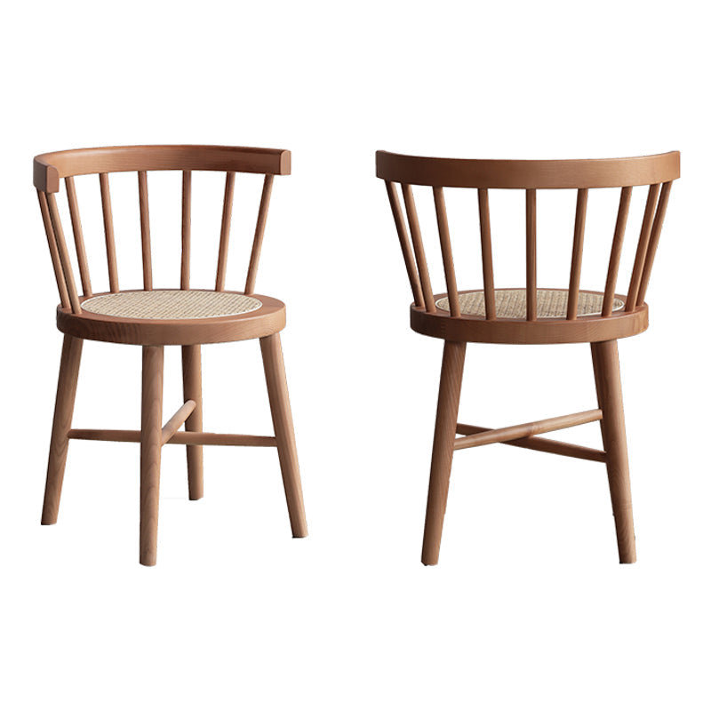 Traditional Wood Dining Armless Chairs Windsor Back Side Chairs for Home Use Clearhalo ' kitchen&dining_furn' 'Dining Chairs' 'Dining Tables & Seating' 'dining_chair' 'furn' 'furn_dining_chair' 'Furniture' 'furniture_dining_chair' 'Kitchen & Dining Furniture' 'kitchen' 4381838