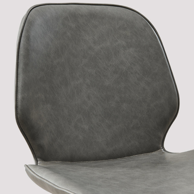 Industrial Metal Dining Room Chair Faux Leather Dining Chairs for Restaurant Use Clearhalo ' kitchen&dining_furn' 'Dining Chairs' 'Dining Tables & Seating' 'dining_chair' 'furn' 'furn_dining_chair' 'Furniture' 'furniture_dining_chair' 'Kitchen & Dining Furniture' 'kitchen' 4381853