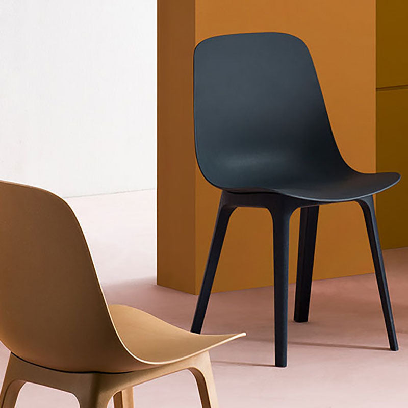 Modern Plastic Dining Room Chair Armless Dining Chairs for Restaurant Use Clearhalo ' kitchen&dining_furn' 'Dining Chairs' 'Dining Tables & Seating' 'dining_chair' 'furn' 'furn_dining_chair' 'Furniture' 'furniture_dining_chair' 'Kitchen & Dining Furniture' 'kitchen' 4381970