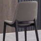 Industrial Home Solid Back Chair Leather Dining Chair with Black Legs Clearhalo ' kitchen&dining_furn' 'Dining Chairs' 'Dining Tables & Seating' 'dining_chair' 'furn' 'furn_dining_chair' 'Furniture' 'furniture_dining_chair' 'Kitchen & Dining Furniture' 'kitchen' 4382001