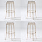 Contemporary Stackable Counter Stools Armless Indoor Bar Stool Amber 4 Piece Set Bar Stool(30"H) Clearhalo 'Bar Furniture' 'Bar Stools' 'bar_stools' 'furn' 'furn_bar_stools' 'furniture_bar_stools' 'Kitchen & Dining Furniture' 'kitchen&dining_furn' 'kitchen' 'kitchen_furn' Furniture' 4382004