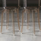 Contemporary Stackable Counter Stools Armless Indoor Bar Stool Amber 2 Piece Set Short Stool(18"H) Clearhalo 'Bar Furniture' 'Bar Stools' 'bar_stools' 'furn' 'furn_bar_stools' 'furniture_bar_stools' 'Kitchen & Dining Furniture' 'kitchen&dining_furn' 'kitchen' 'kitchen_furn' Furniture' 4382019