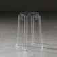 Contemporary Stackable Counter Stools Armless Indoor Bar Stool Clear 1 Piece Short Stool(18"H) Clearhalo 'Bar Furniture' 'Bar Stools' 'bar_stools' 'furn' 'furn_bar_stools' 'furniture_bar_stools' 'Kitchen & Dining Furniture' 'kitchen&dining_furn' 'kitchen' 'kitchen_furn' Furniture' 4382023