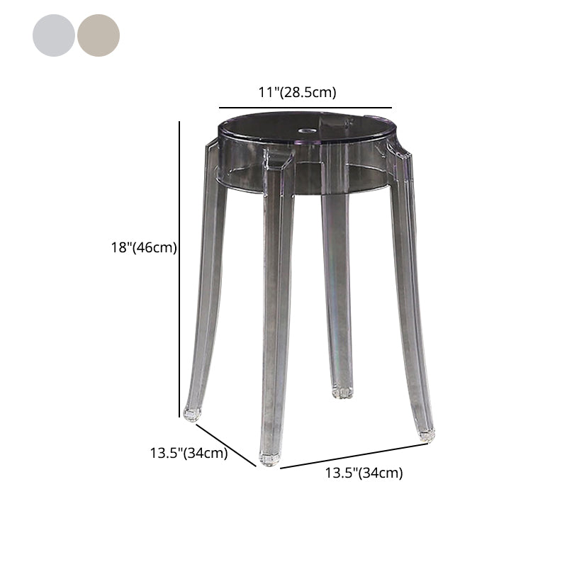 Contemporary Stackable Counter Stools Armless Indoor Bar Stool Clearhalo 'Bar Furniture' 'Bar Stools' 'bar_stools' 'furn' 'furn_bar_stools' 'furniture_bar_stools' 'Kitchen & Dining Furniture' 'kitchen&dining_furn' 'kitchen' 'kitchen_furn' Furniture' 4382028