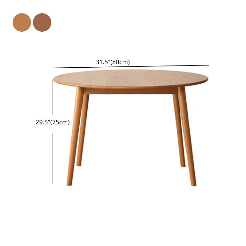 1/2/3/4 Pcs Wood Modern Dining Room Set with Round Table Dinette Set Clearhalo 'Dining Room Sets' 'Dining Tables & Seating' 'dining_room_set' 'furn' 'furn_dining_room_set' 'Furniture' 'furniture_dining_room_set' 'Kitchen & Dining Furniture' 'kitchen&dining_furn' 'kitchen' 4384751