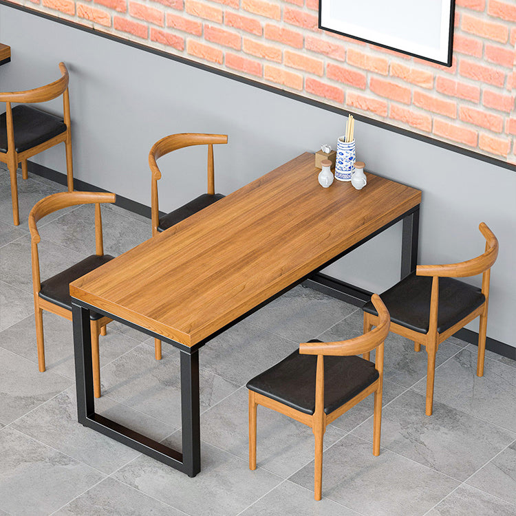 Industrial 1/2/5/7 Pieces Dining Set Solid Wood Dining Furniture Set /Separate Items 5 Pieces: Table, 4 Chairs Clearhalo 'Dining Room Sets' 'Dining Tables & Seating' 'dining_room_set' 'furn' 'furn_dining_room_set' 'Furniture' 'furniture_dining_room_set' 'Kitchen & Dining Furniture' 'kitchen&dining_furn' 'kitchen' 4390729