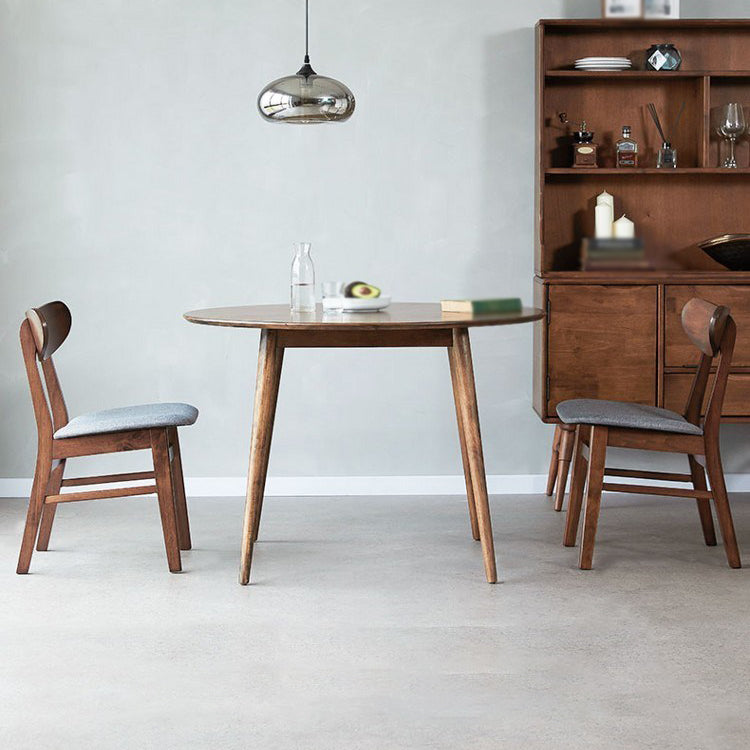 Modern 1/2/3/5 Pieces Dining Set Solid Wood Dining Furniture Set /Separate Items 3 Pieces: Table, 2 Chairs Clearhalo 'Dining Room Sets' 'Dining Tables & Seating' 'dining_room_set' 'furn' 'furn_dining_room_set' 'Furniture' 'furniture_dining_room_set' 'Kitchen & Dining Furniture' 'kitchen&dining_furn' 'kitchen' 4390771