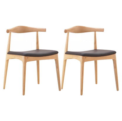 1/2/4/7 Pcs Wood Modern Dining Room Set with Round Table and Wood Chairs Dinette Set 2 Wood Chairs Clearhalo 'Dining Room Sets' 'Dining Tables & Seating' 'dining_room_set' 'furn' 'furn_dining_room_set' 'Furniture' 'furniture_dining_room_set' 'Kitchen & Dining Furniture' 'kitchen&dining_furn' 'kitchen' 4390948