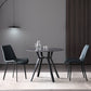 Modern 1/2/3/4/5 Pieces Dining Set Sintered Stone Dining Table for Home Use 3 Pieces: Table, 2 Chairs Clearhalo 'Dining Room Sets' 'Dining Tables & Seating' 'dining_room_set' 'furn' 'furn_dining_room_set' 'Furniture' 'furniture_dining_room_set' 'Kitchen & Dining Furniture' 'kitchen&dining_furn' 'kitchen' 4390968