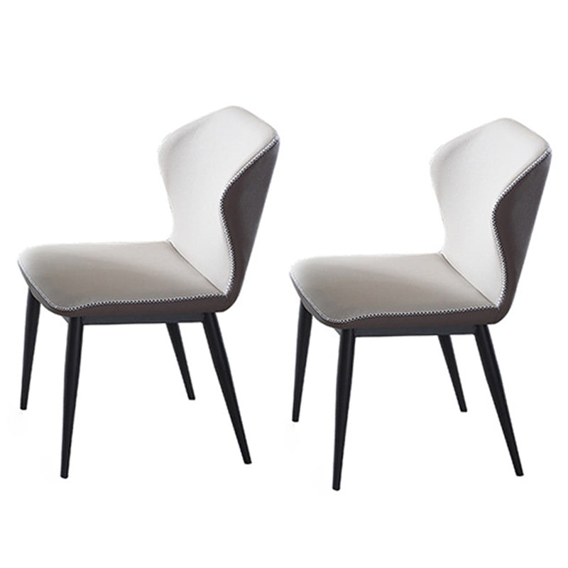 Modern 1/2/3/4/5 Pieces Dining Set Sintered Stone Dining Table for Home Use 2 Grey Chairs Clearhalo 'Dining Room Sets' 'Dining Tables & Seating' 'dining_room_set' 'furn' 'furn_dining_room_set' 'Furniture' 'furniture_dining_room_set' 'Kitchen & Dining Furniture' 'kitchen&dining_furn' 'kitchen' 4390975