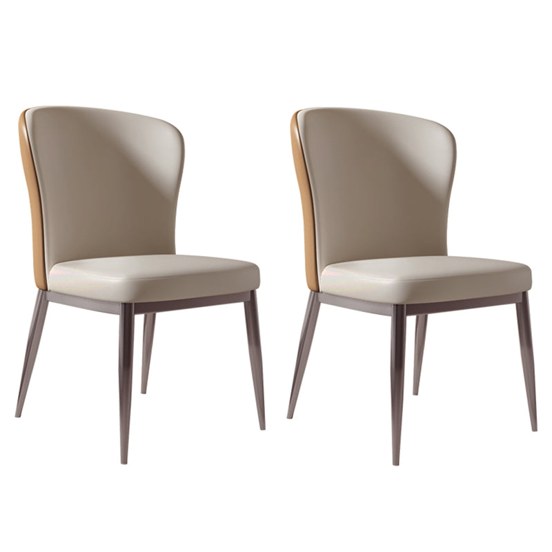 Nordic 1/2/4/5/7 Pieces Dining Set with Dining Table and Leather Chairs Dinette Set 2 White Chairs Clearhalo 'Dining Room Sets' 'Dining Tables & Seating' 'dining_room_set' 'furn' 'furn_dining_room_set' 'Furniture' 'furniture_dining_room_set' 'Kitchen & Dining Furniture' 'kitchen&dining_furn' 'kitchen' 4391040