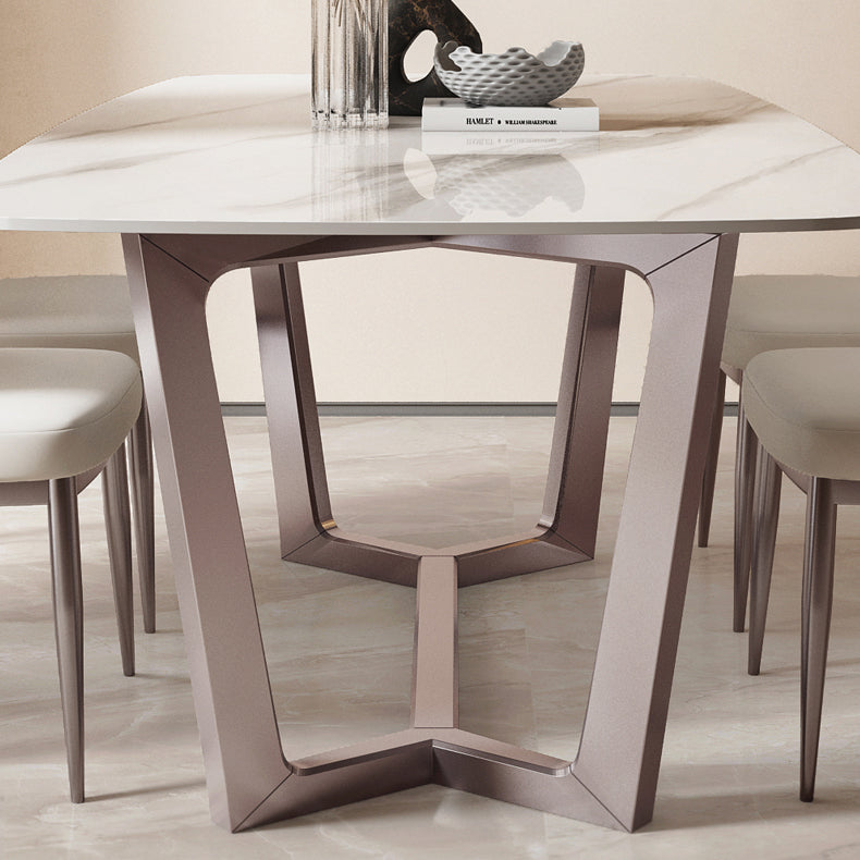 Nordic 1/2/4/5/7 Pieces Dining Set with Dining Table and Leather Chairs Dinette Set Clearhalo 'Dining Room Sets' 'Dining Tables & Seating' 'dining_room_set' 'furn' 'furn_dining_room_set' 'Furniture' 'furniture_dining_room_set' 'Kitchen & Dining Furniture' 'kitchen&dining_furn' 'kitchen' 4391048