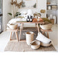 Solid Wood Contemporary Rectangular Table Wood Top Table with Sled Base Clearhalo ' dining_table' 'Dining Tables & Seating' 'Dining Tables' 'furn' 'furn_dining_table' 'Furniture' 'furniture_dining_table' 'Kitchen & Dining Furniture' 'kitchen&dining_furn' 'kitchen' 'kitchen_dining_table' 4391076